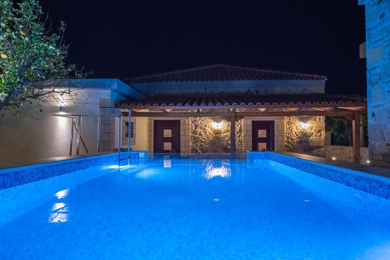 Private Sapphiros Villa كيساموس المظهر الخارجي الصورة