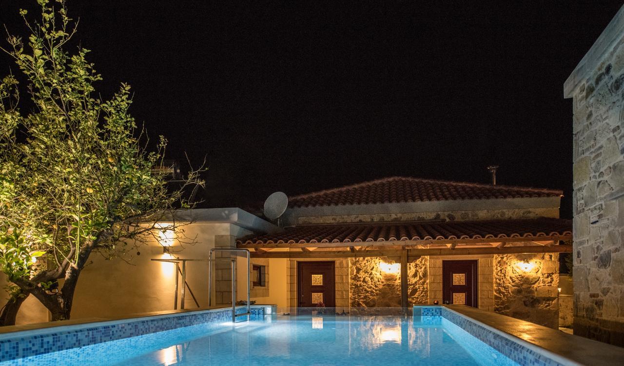 Private Sapphiros Villa كيساموس المظهر الخارجي الصورة
